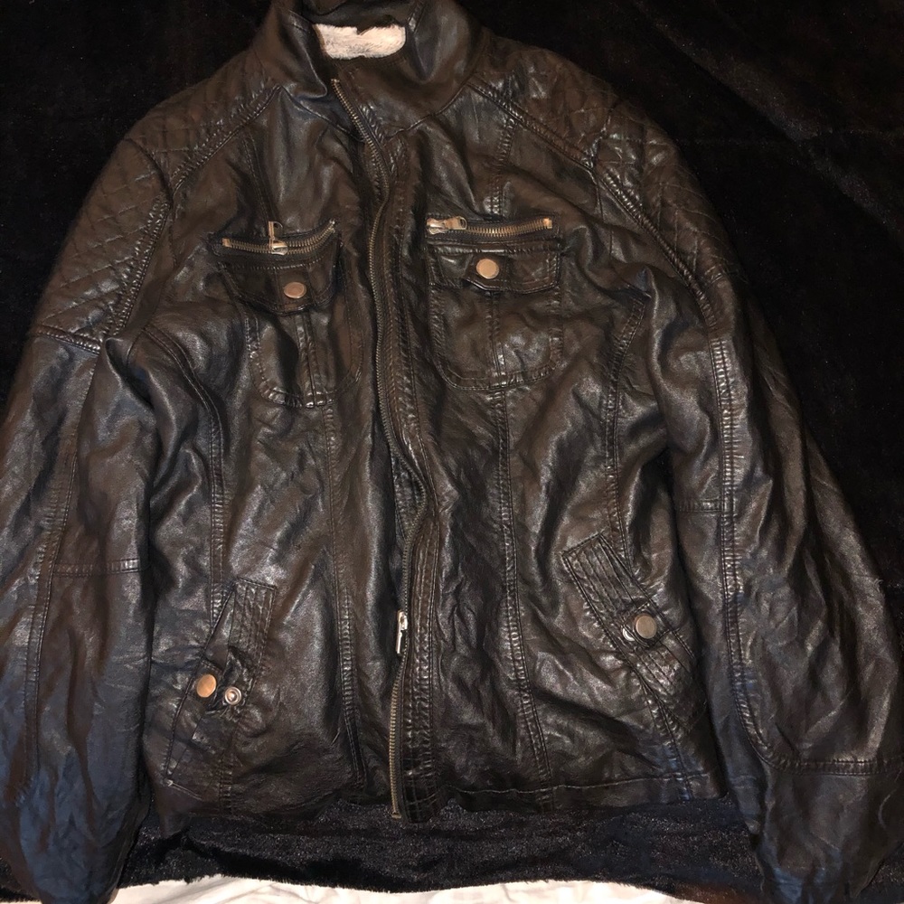 Leather jacket